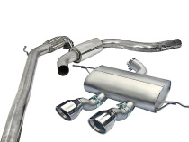 Seat Leon Cupra R 2.0 TSI 265PS (1P-Mk2) 10-12 Turboback-sportavgassystem (Med De-Cat & Ljuddämpare) Cobra Sport